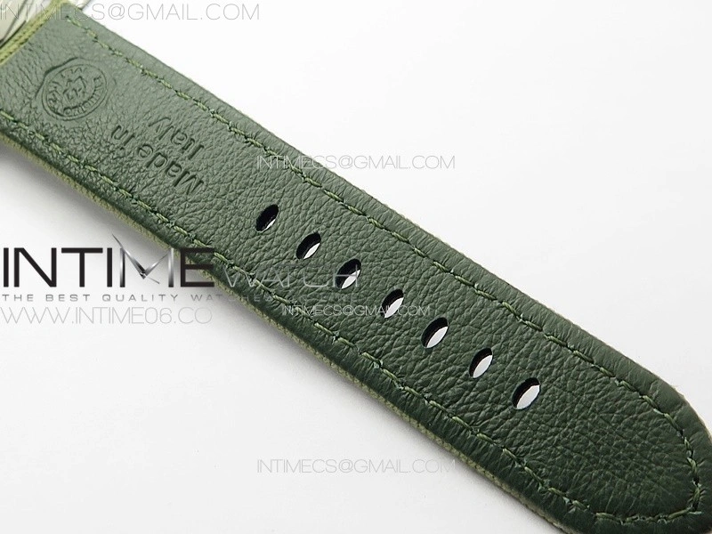 PAM1287 Y VSF 1:1 Best Edition Green Dial on Green Leather Strap P.900 Super Clone